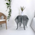Tabel moderne design røget plexiglas Otte, lavet i Italien
