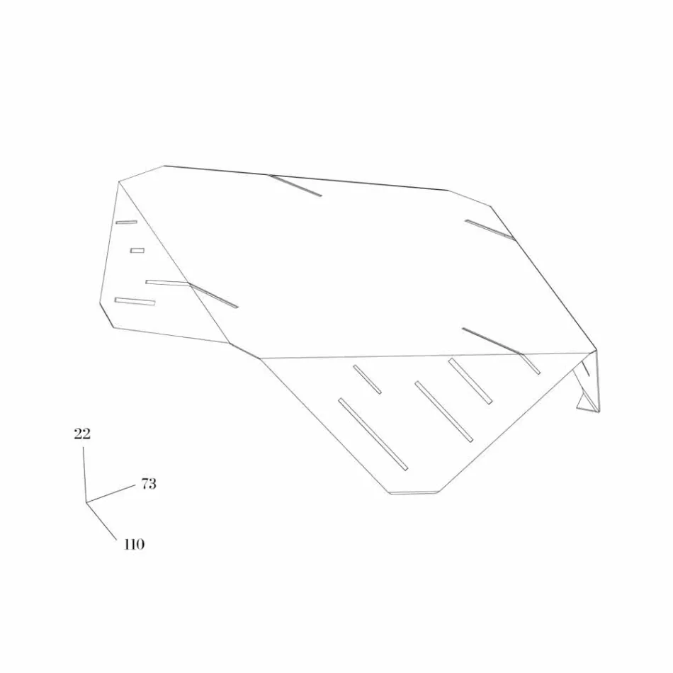 Sofabord Design Origamo Mabele Viadurini