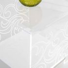 Design plexiglas sofabord med led lys lavet i Italien, Chiusi Viadurini