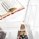 Design plexiglas sofabord med tre hylder lavet i Italien, Gosto Viadurini