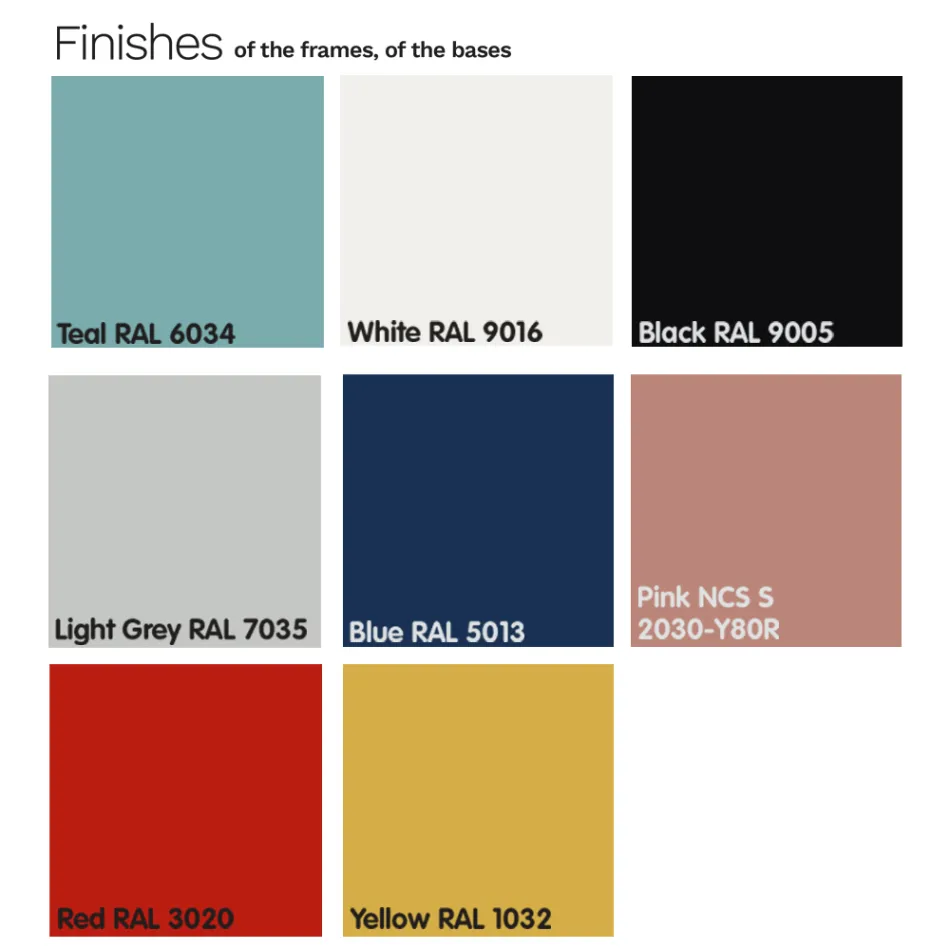 Rundt udendørs sofabord i HPL med metalunderstell Fremstillet i Italien - Makino Viadurini