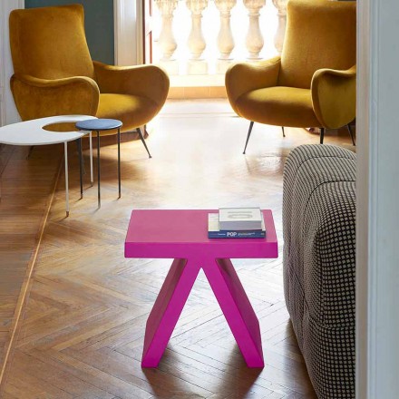 Slide Toy indendørs farvet geometrisk sofabord lavet i Italien Viadurini
