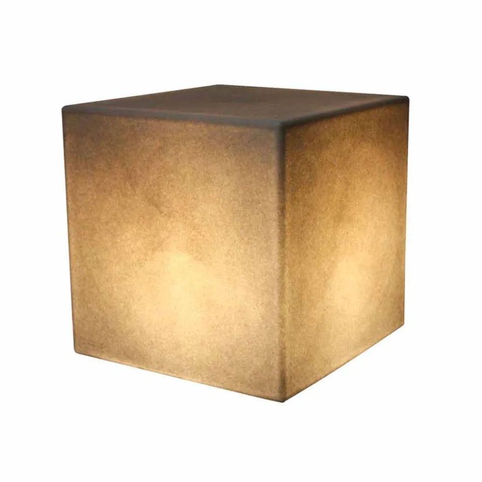 Farvet belyst sofabord af moderne design med valg af vedhæftet fil - Dadostar Viadurini