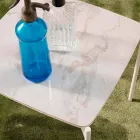 Modernt design firkantet keramisk og metal sofabord - Porcupine Viadurini