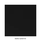 Sofabord i Graphite Black Tubular Iron Made in Italy - Riga Viadurini