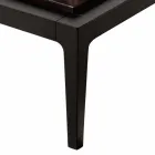 Grilli Zarafa design massivt træ sofabord lavet i Italien Viadurini