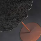 Sofabord i moderne bejdset eg mokka Andy Viadurini