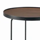 Sofabord i Canaletto valnød i forskellige størrelser Made in Italy - Gubbio Viadurini