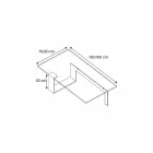 Moderne design Extralight glas sofabord fremstillet i Italien - Scoby Viadurini