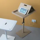 Sofa Sidebord Metal og PVC Justerbar Højde til Tablet - Tekniko Viadurini