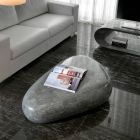 Moderne sofabord i formet fossil sten - Beth Viadurini