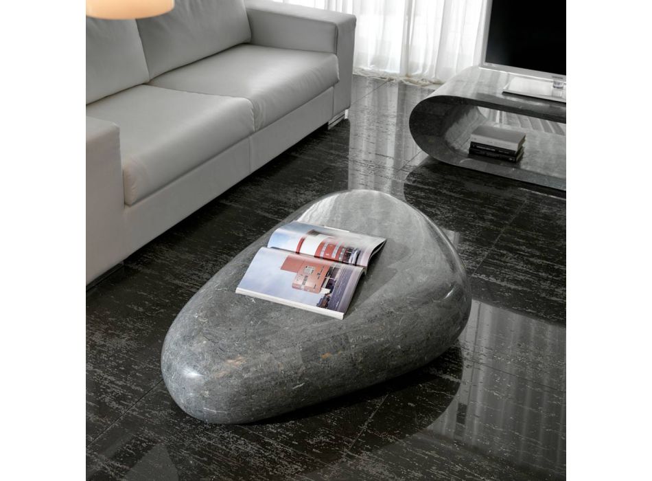 Moderne sofabord i formet fossil sten - Beth Viadurini