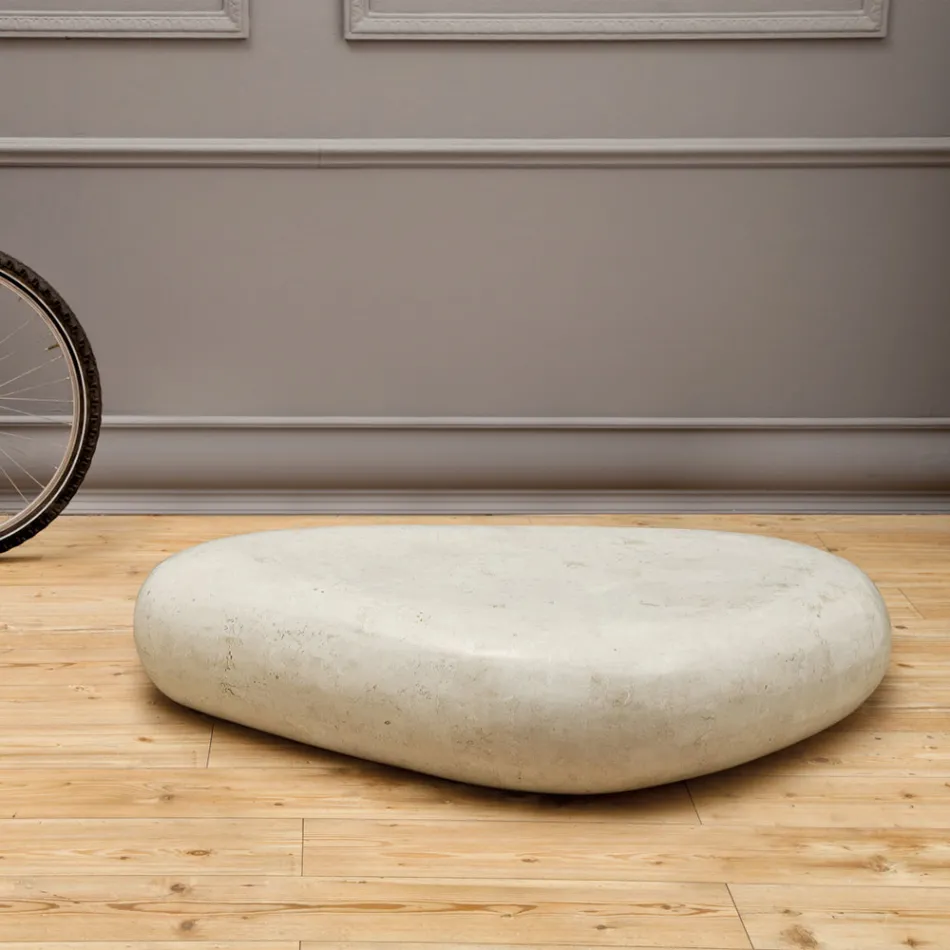 Moderne sofabord i formet fossil sten - Beth Viadurini