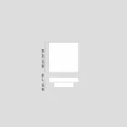 Moderne træ bord dækket med methacrylat Loft Cadeau Viadurini