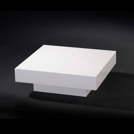 Moderne træ bord dækket med methacrylat Loft Cadeau Viadurini