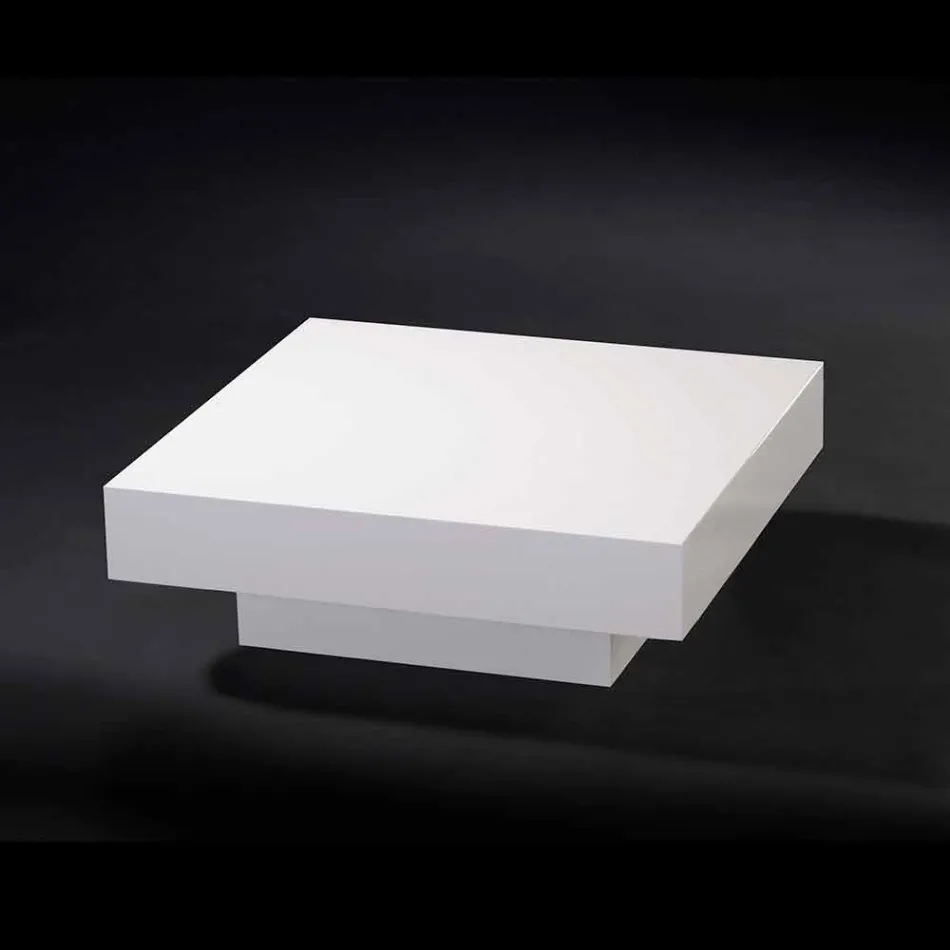 Moderne træ bord dækket med methacrylat Loft Cadeau Viadurini