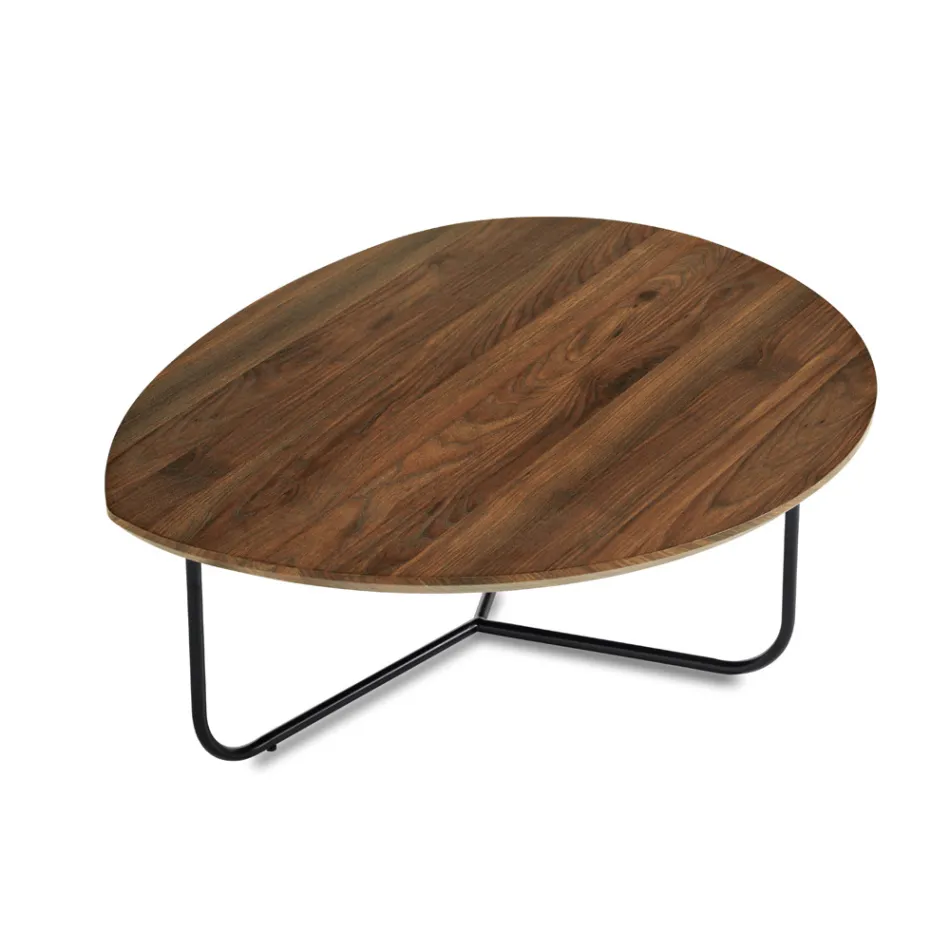 Relia - Moderne sofabord i MDF og malet metal i forskellige finish Viadurini