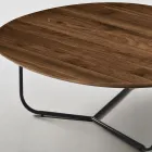 Relia - Moderne sofabord i MDF og malet metal i forskellige finish Viadurini
