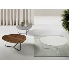 Relia - Moderne sofabord i MDF og malet metal i forskellige finish Viadurini