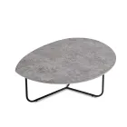 Relia - Moderne sofabord i MDF og malet metal i forskellige finish Viadurini