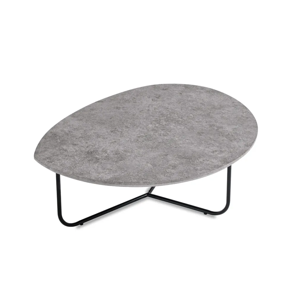 Relia - Moderne sofabord i MDF og malet metal i forskellige finish Viadurini