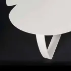 Moderne metalbord laserskåret blomst form Andy Viadurini