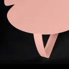 Moderne metalbord laserskåret blomst form Andy Viadurini