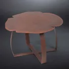Moderne metalbord laserskåret blomst form Andy Viadurini