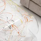 Moderne bord lavet af flerfarvet plexiglas lavet i Italien, Asien Viadurini