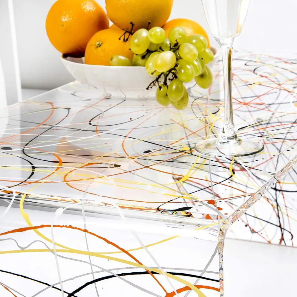 Moderne plexiglas sofabord lavet i Italien - Vichy Viadurini