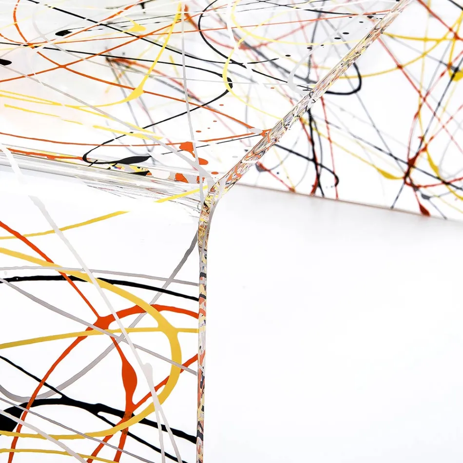 Moderne plexiglas sofabord lavet i Italien - Vichy Viadurini