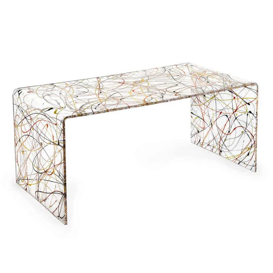 Moderne plexiglas sofabord lavet i Italien - Vichy Viadurini