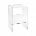 Moderne bord Plexiglas L50 x H76 x D40 cm Aza, lavet i Italien