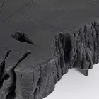 Homemotion sort sofabord i stål og naturligt akacietræ - Camala Viadurini