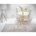 Gennemsigtigt farvet plexiglas sofabord til stue lavet i Italien - Kamon Viadurini