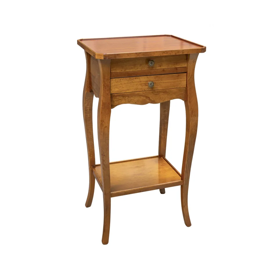 Telefonbord i bøg i forskellige overflader fremstillet i Italien - Charun Viadurini