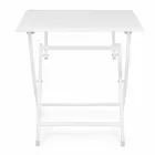 Firkantet foldbart udendørs sofabord i malet aluminium - jagt Viadurini