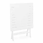 Firkantet foldbart udendørs sofabord i malet aluminium - jagt Viadurini