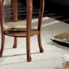 Rundt sofabord med bøgeben lavet i Italien - Ecade Viadurini