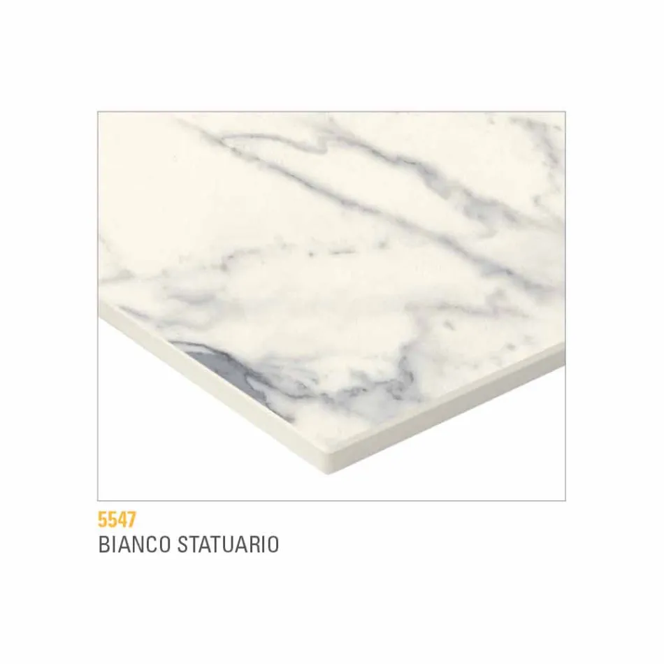 Rundt sofabord med Hpl-top Fremstillet i Italien - Mina Viadurini