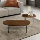 Formet MDF sofabord fås i to størrelser og flere farver - Navis Viadurini