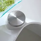 Sofabord med glasplade med Made in Italy Serigrafi - Campari Viadurini