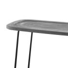 Sofabord med metalstruktur og cementplade lavet i Italien - Evolve Viadurini