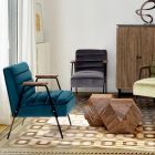 Sofabord i Sheesham Wood Design Polygonal Homemotion - Torrice Viadurini