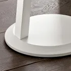 Lakeret MDF-sofabord med stel i massivt træ fremstillet i Italien - Tobiko Viadurini