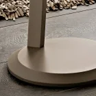 Lakeret MDF-sofabord med stel i massivt træ fremstillet i Italien - Tobiko Viadurini