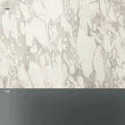 Sofa sidebord i røget glas og rund keramisk top - tilfældig Viadurini