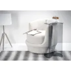 Gennemsigtigt eller farvet plexiglas sofabord lavet i Italien - Tabli Viadurini