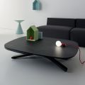 Konvertibelt forlængeligt sofabord i metal og keramik - Gioacco