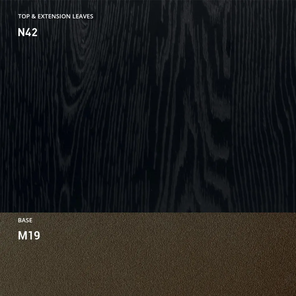 Transformerbart sofabord i metal og træ Fremstillet i Italien - Veneris Viadurini